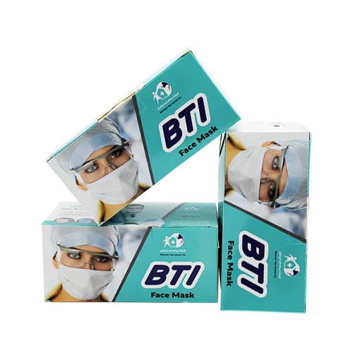 ماسک سه لایه بی تی آی BTI